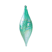 Iridescent Finial Ornament - Green