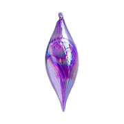 Iridescent Finial Ornament - Purple