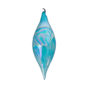 Iridescent Finial Ornament - Teal