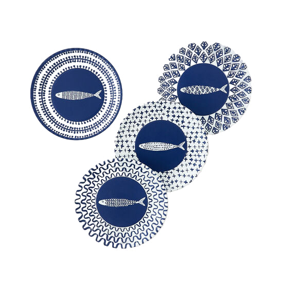 Fish "Paper" Plate Set