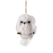 Baby Owl Ornament - White