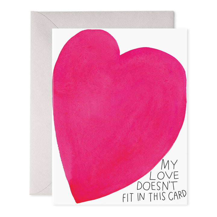 Squeezed Heart Greeting Card