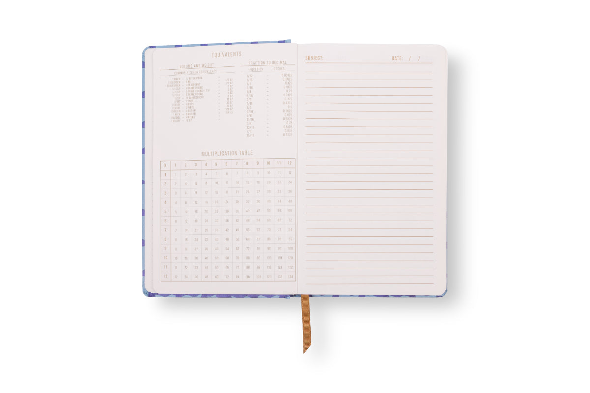 Tulip Journal - Blue Lattice