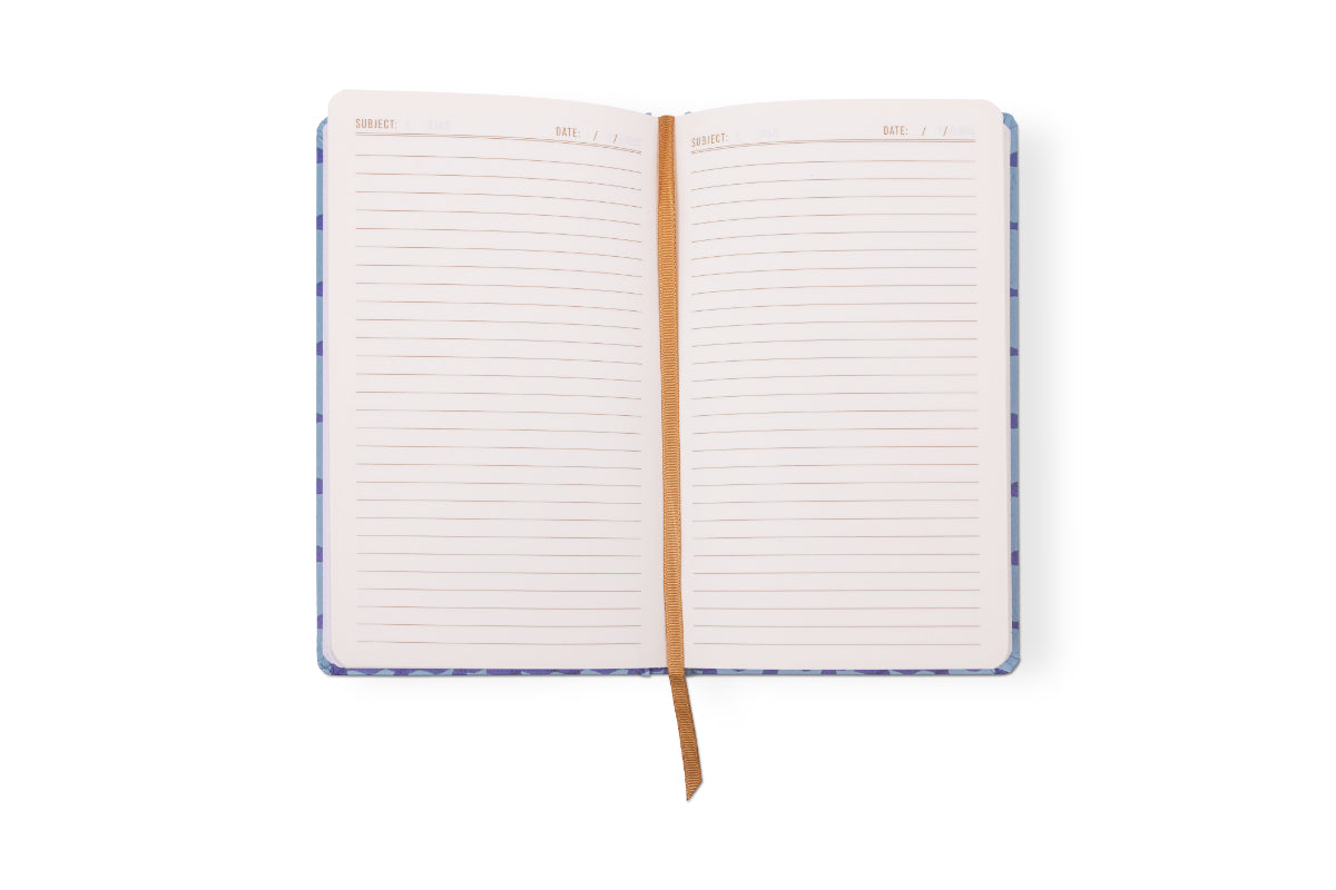 Tulip Journal - Blue Lattice