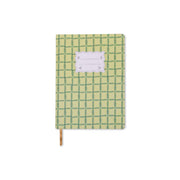 Tulip Jumbo Journal - Green Lattice