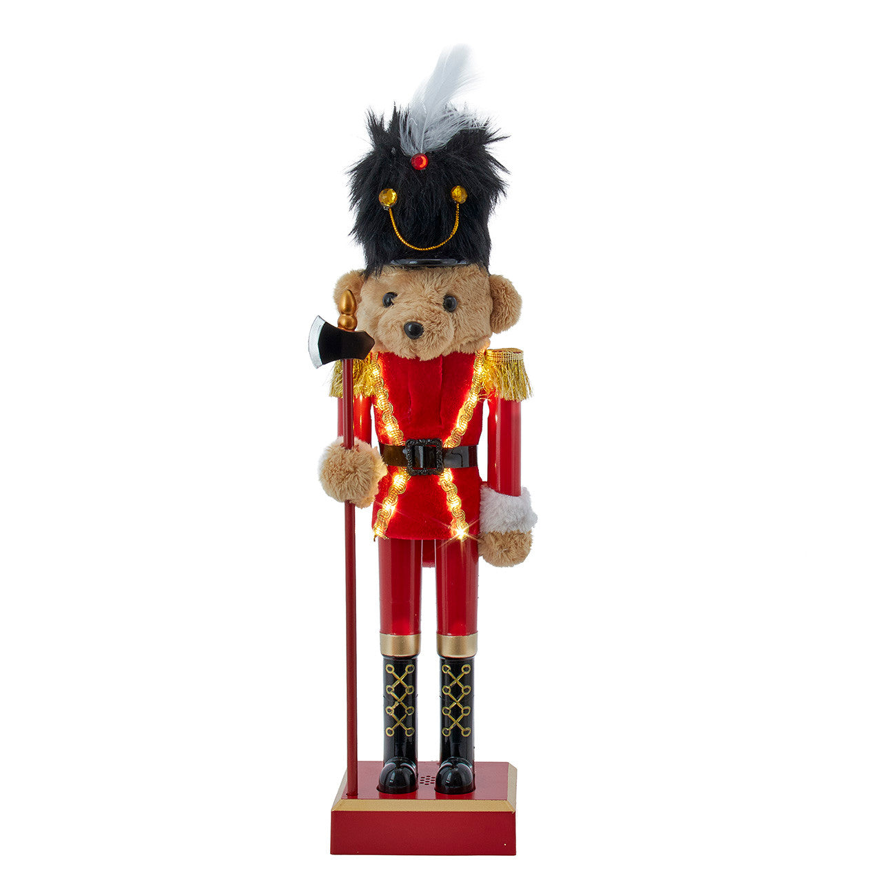 Lighted Musical Bear Nutcracker