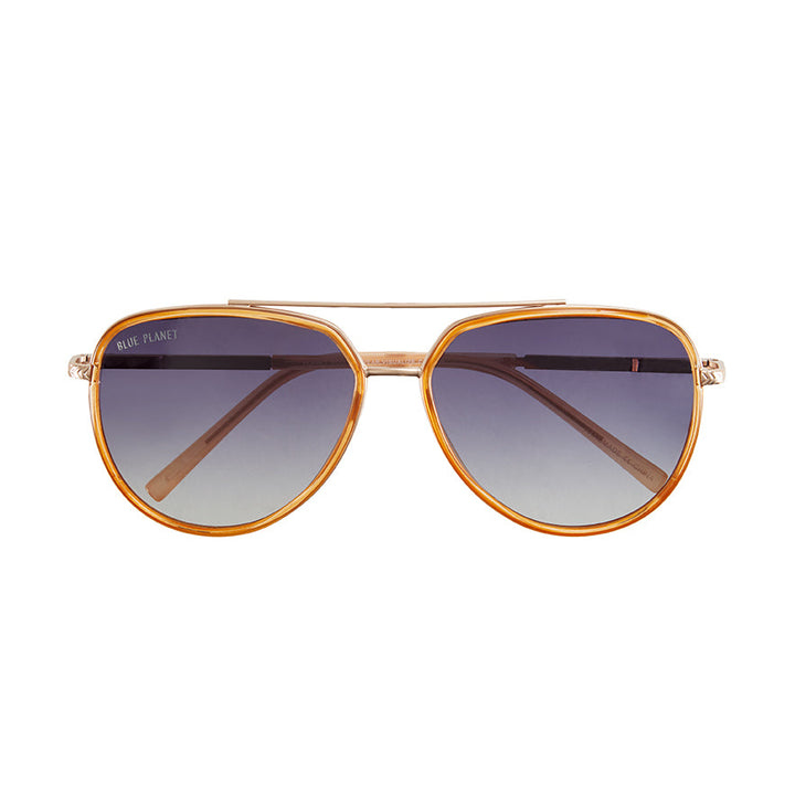 Jordan Polarized Sunglasses - Light Brown / Matte Gold