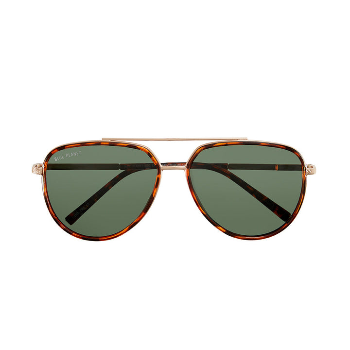 Jordan Polarized Sunglasses - Brown Tortoise / Matte Gold