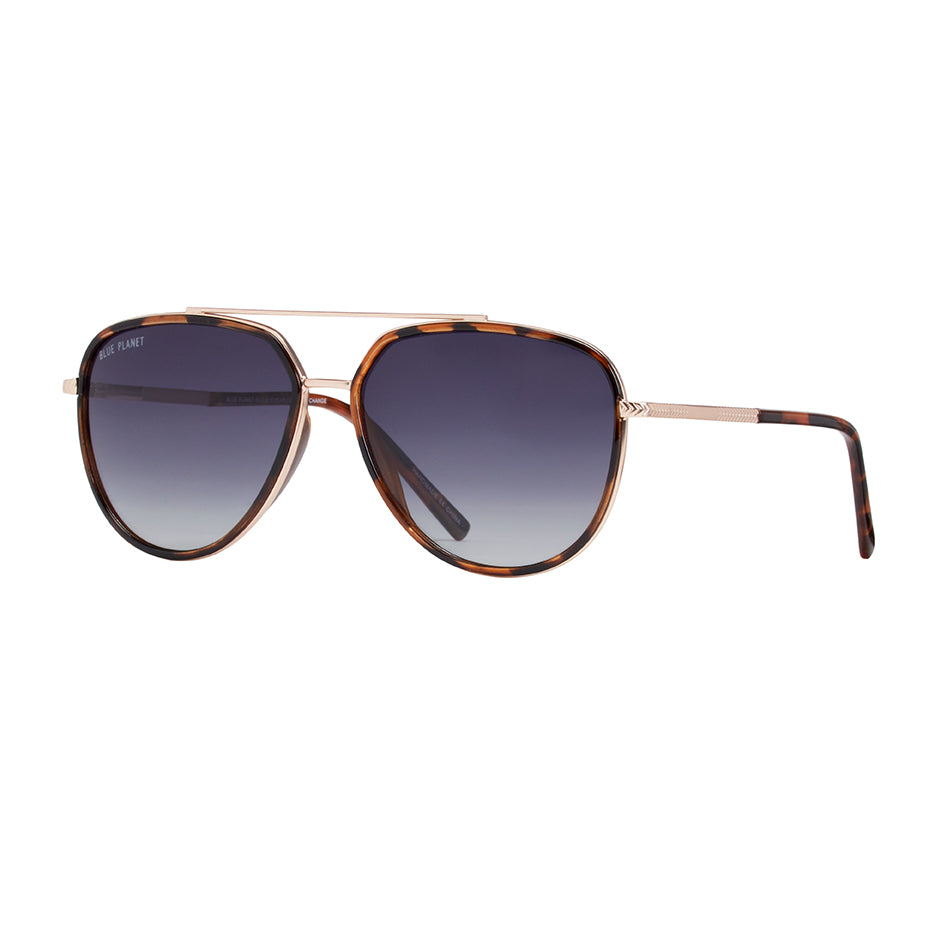 Jordan Polarized Sunglasses - Honey Tortoise / Matte Gold