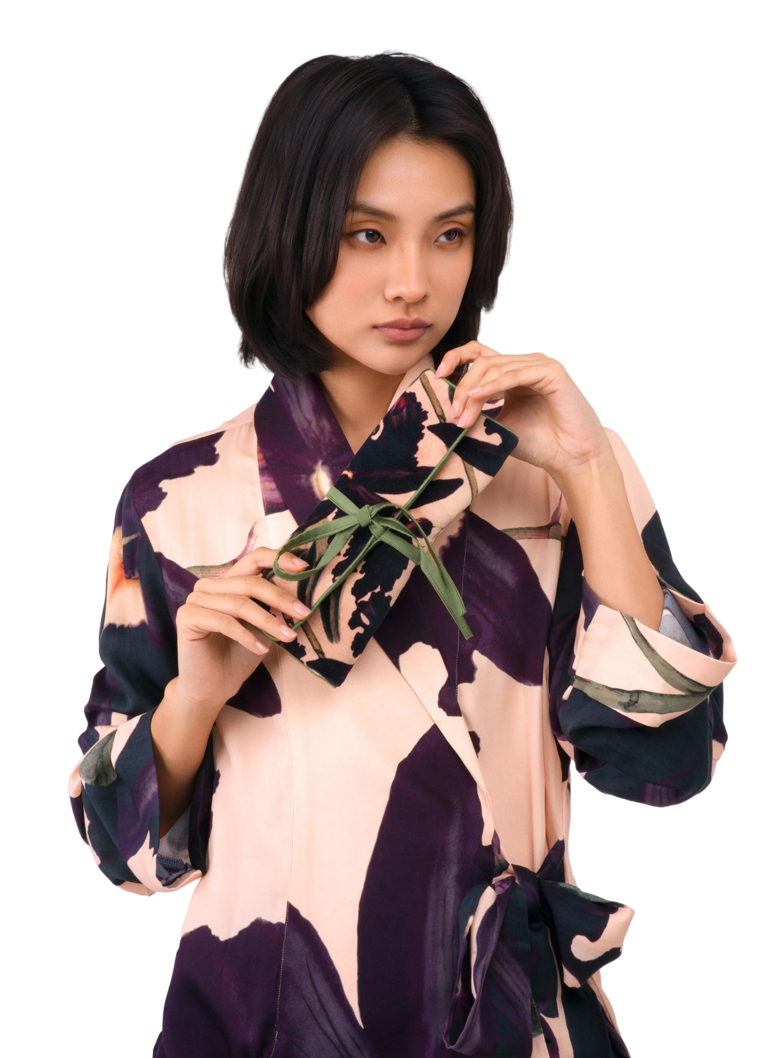 Midnight Orchid Jewellery Roll