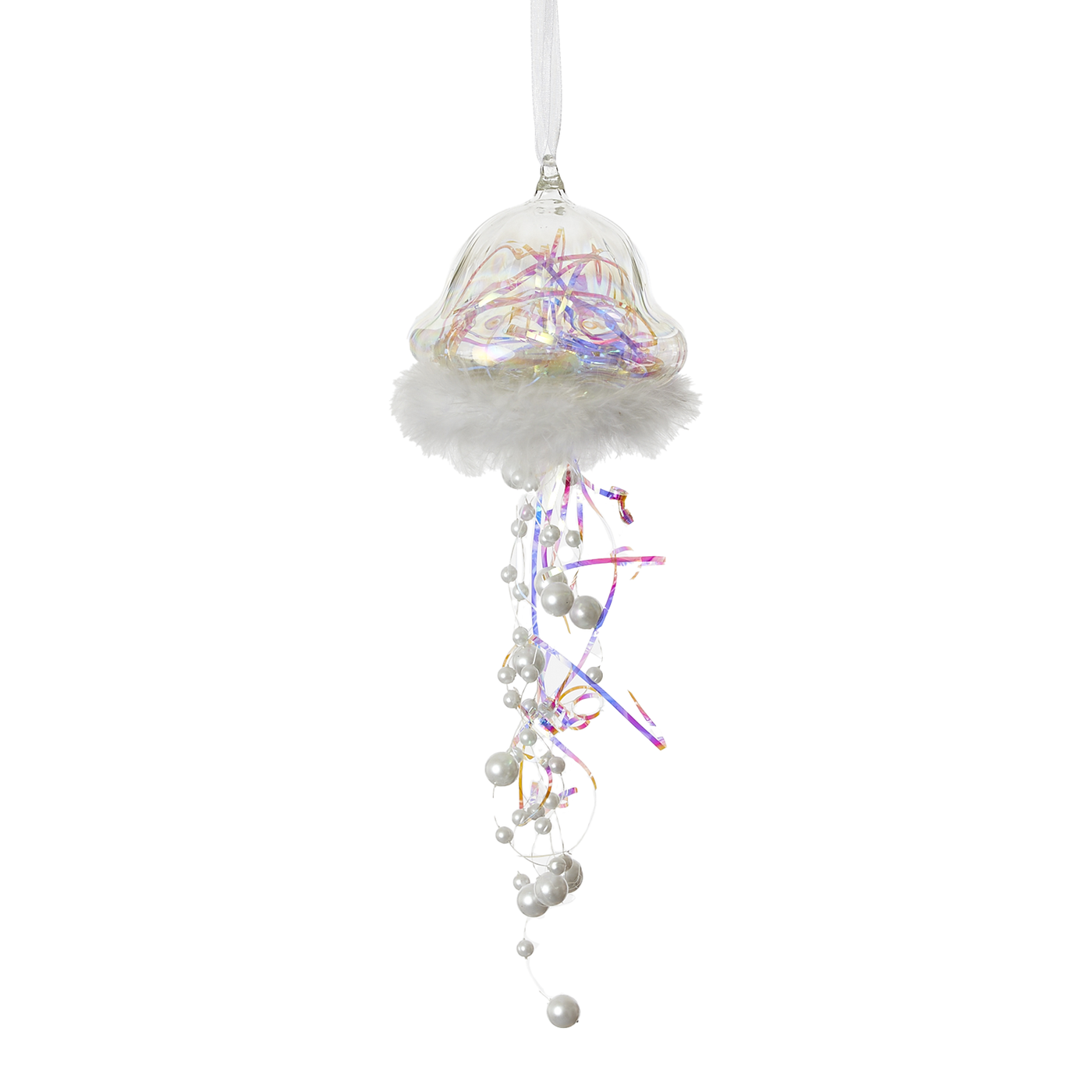 Jellyfish Ornament - Silver