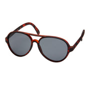 Kids Plastic Aviator Sunglasses - Dark Tortoise