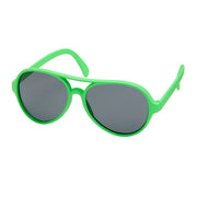 Pop Color Aviator Kids Sunglasses - Green