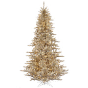Champagne Fir Tree - 7.5' x 52" Pre-Lit with 750 Warm White Dura-lit LED Lights