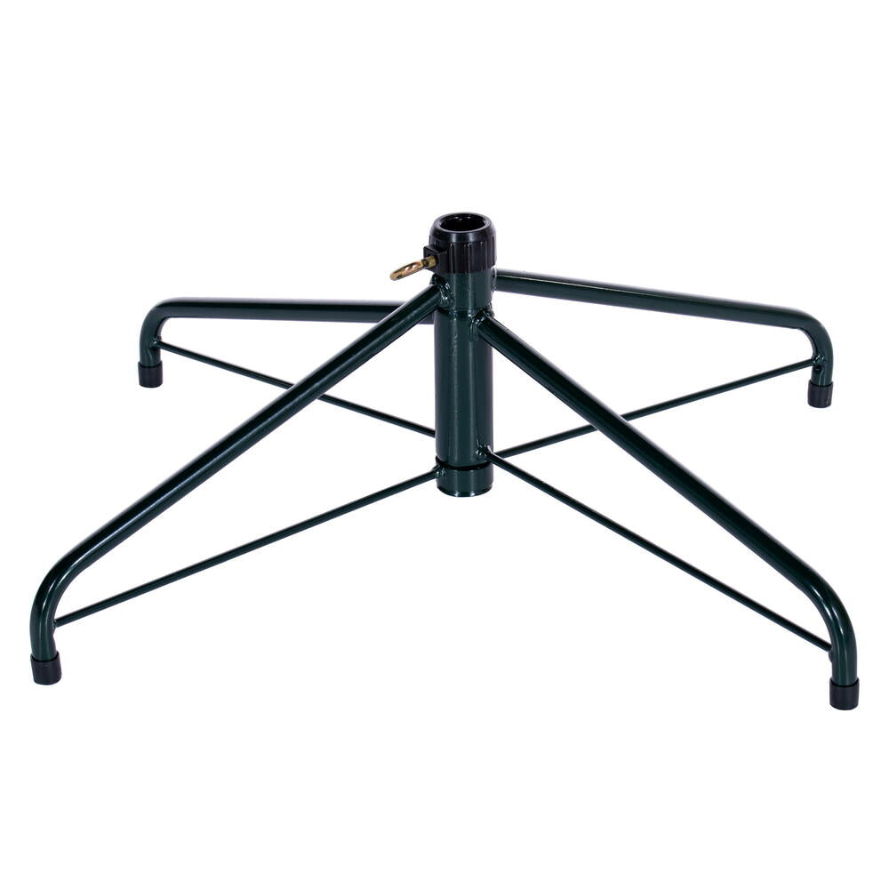 Green Tinsel Pencil Tree - 6.5' x 28" Pre-Lit With 400 Dura Lit Green LED Mini Lights