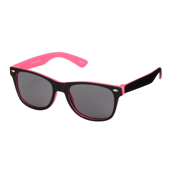Black Neon Kids Sunglasses - Pink