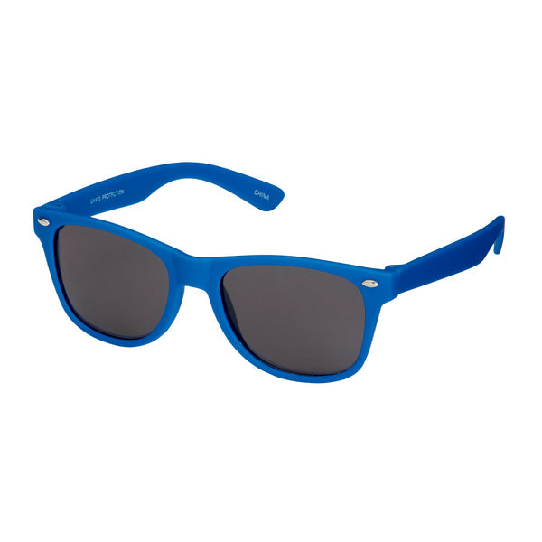 Soft Neon Kids Sunglasses - Blue