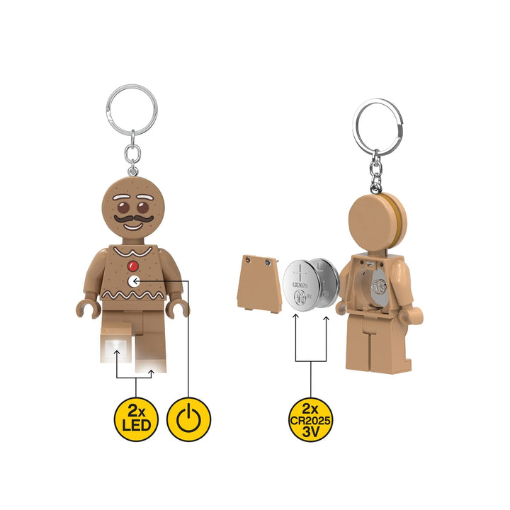 Lego® Gingerbread Man Keychain Light