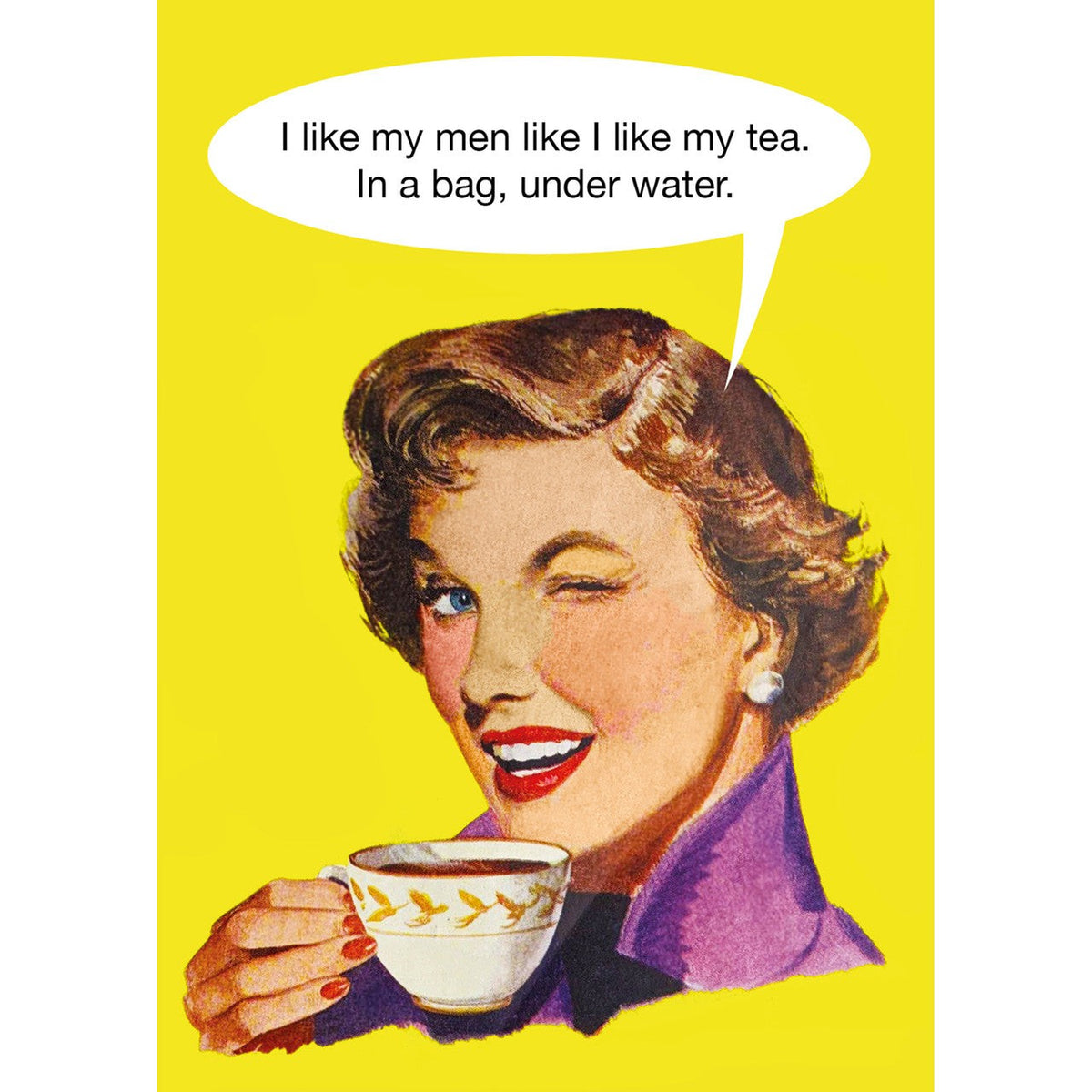 Tea Bag Greeting Card