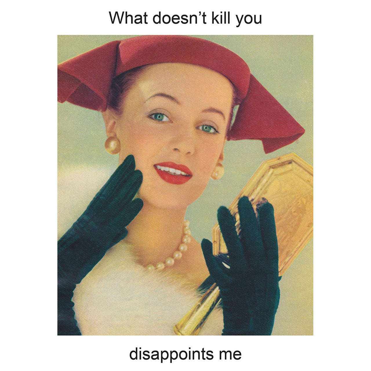 Disappoints Greeting Card