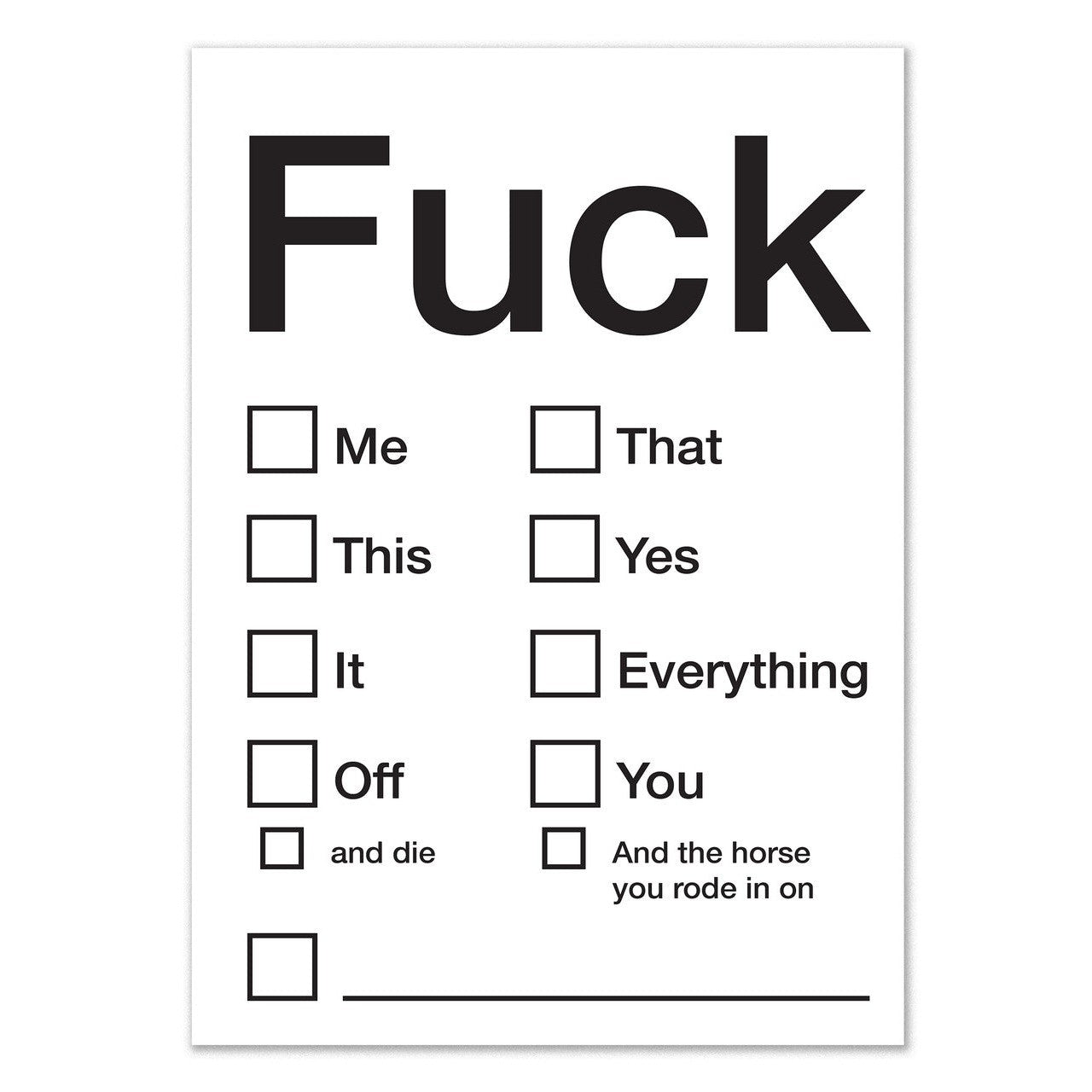 F*ck This Greeting Card