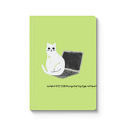 Laptop Cat Paperback Notebook - Just Fabulous Palm Springs