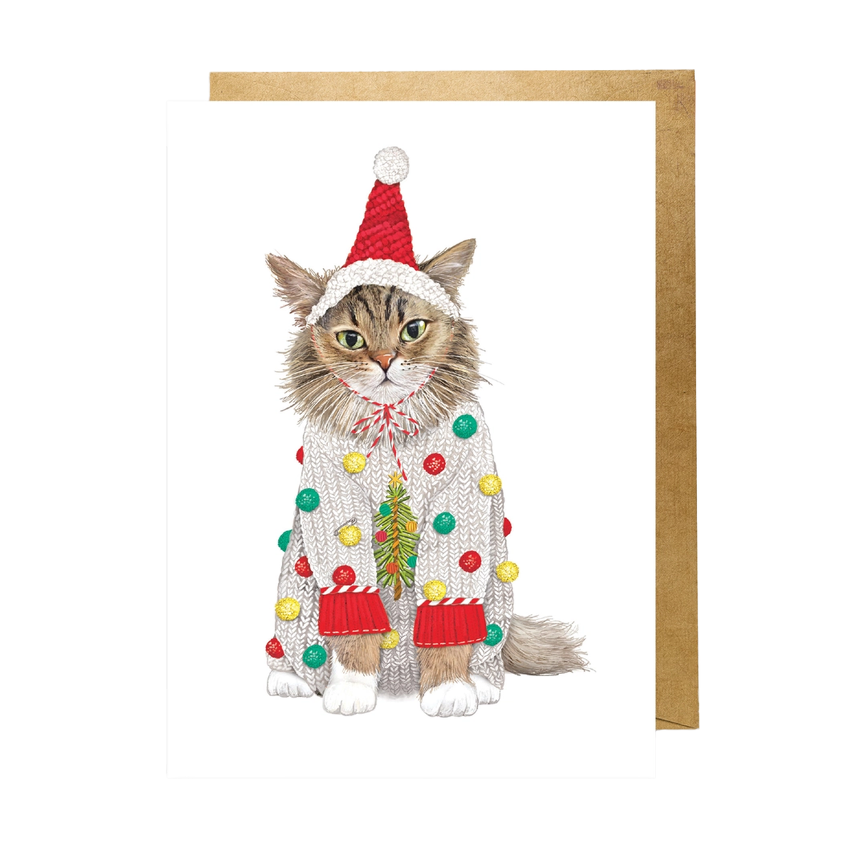 Kitty Sweater Holiday Card - Just Fabulous Palm Springs