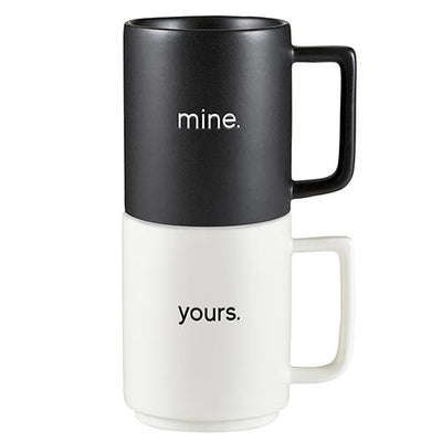 Yours & Mine Matte Mug Set