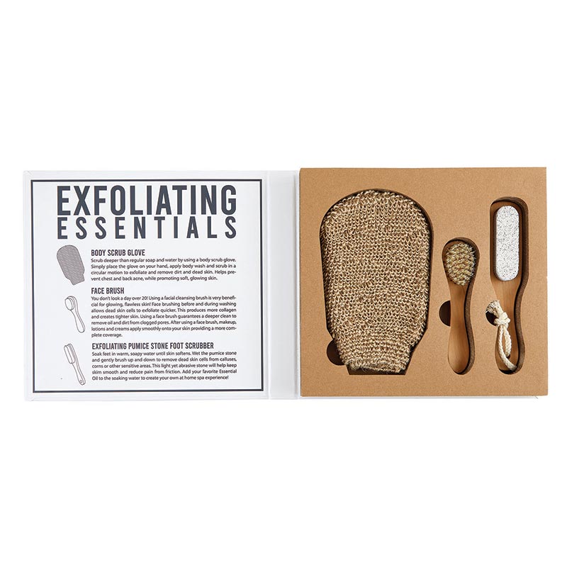 Scrub Exfoliating Essentials Book Box