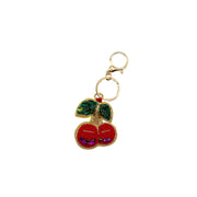 Cherries Beaded Bag Charm