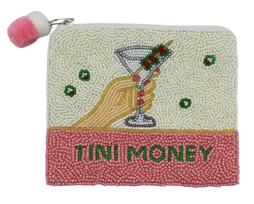 Tini Money Beaded Coin Pouch