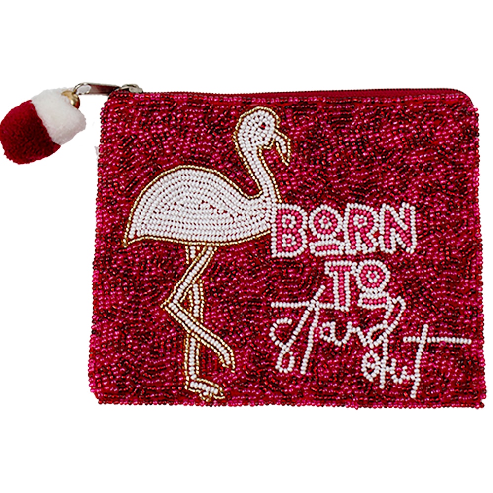 Born To Stand Out Beaded Coin Pouch Artist Series