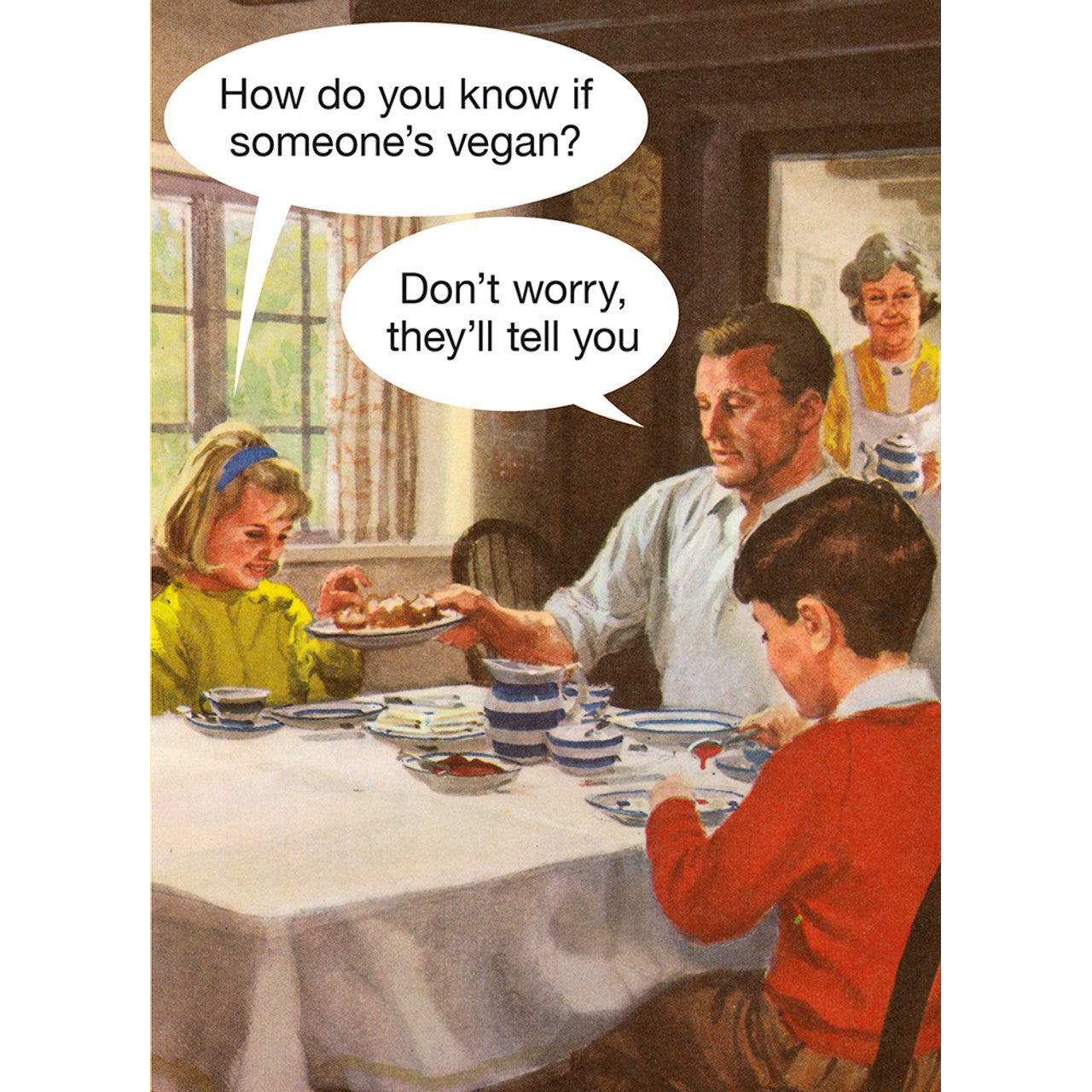Vegan Greeting Card