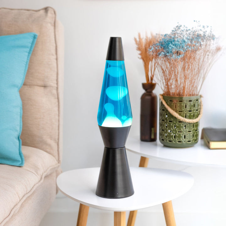Cyan Bullet Flow Lava Lamp