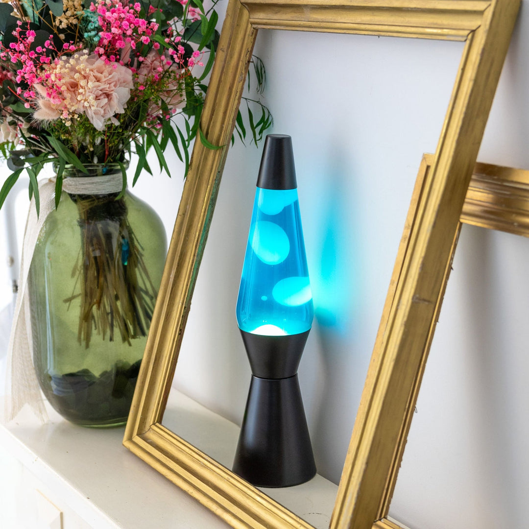 Cyan Bullet Flow Lava Lamp