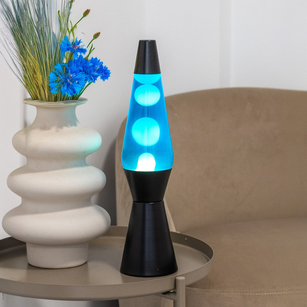 Cyan Bullet Flow Lava Lamp