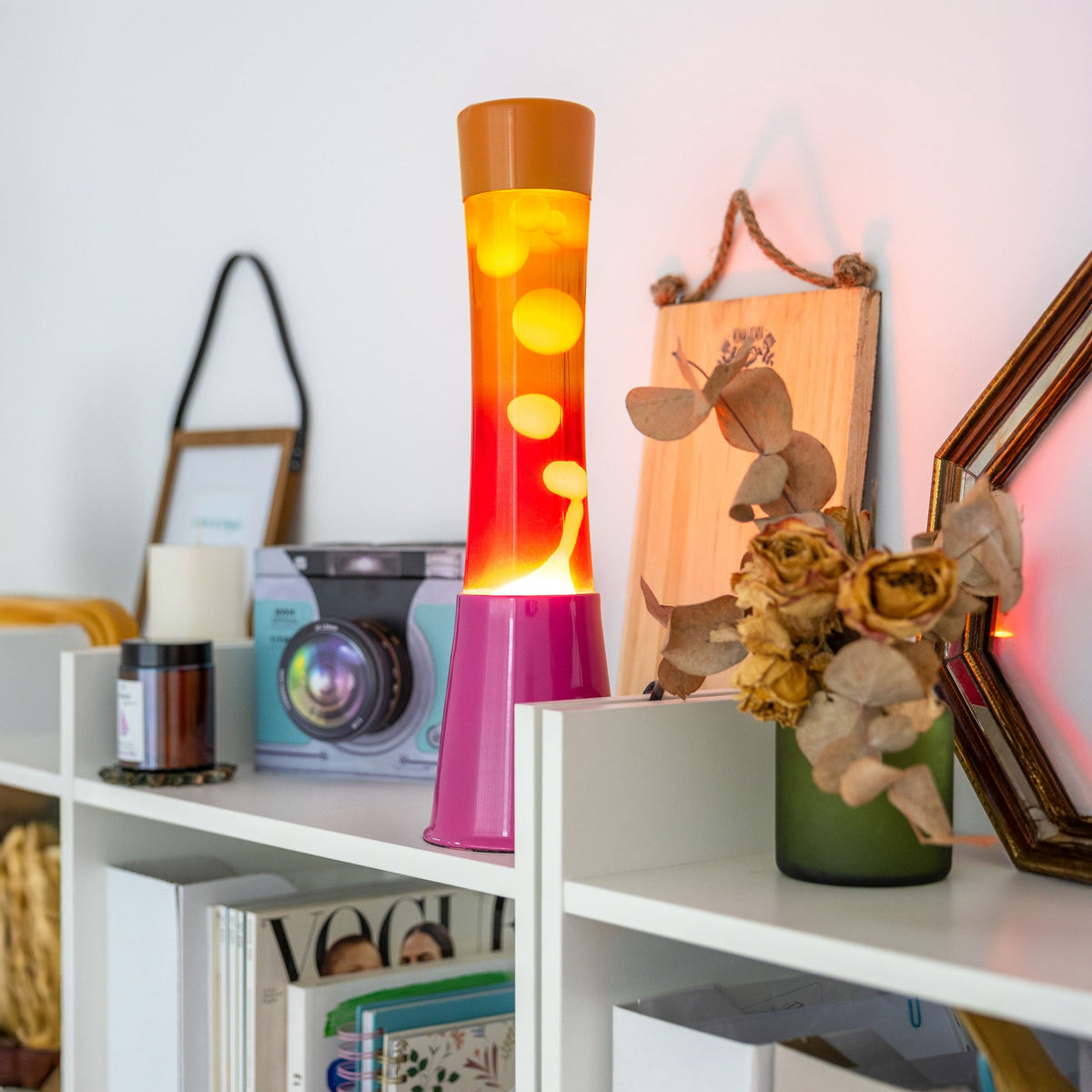 Pink & Orange Gradient Flow Lava Lamp