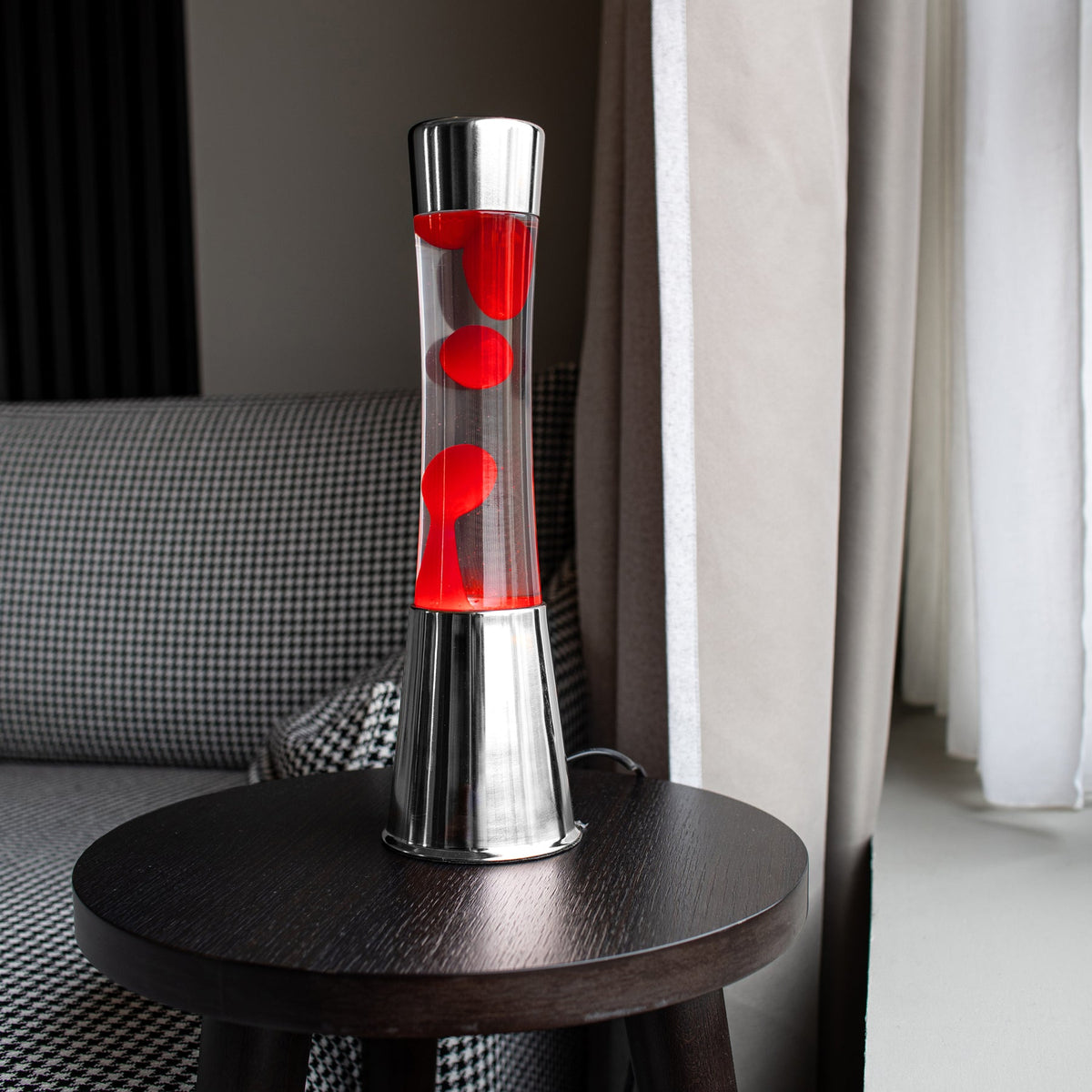 Red Flow Lava Lamp