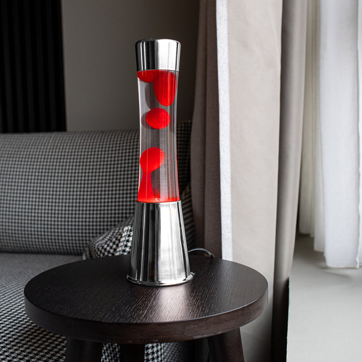 Red Flow Lava Lamp