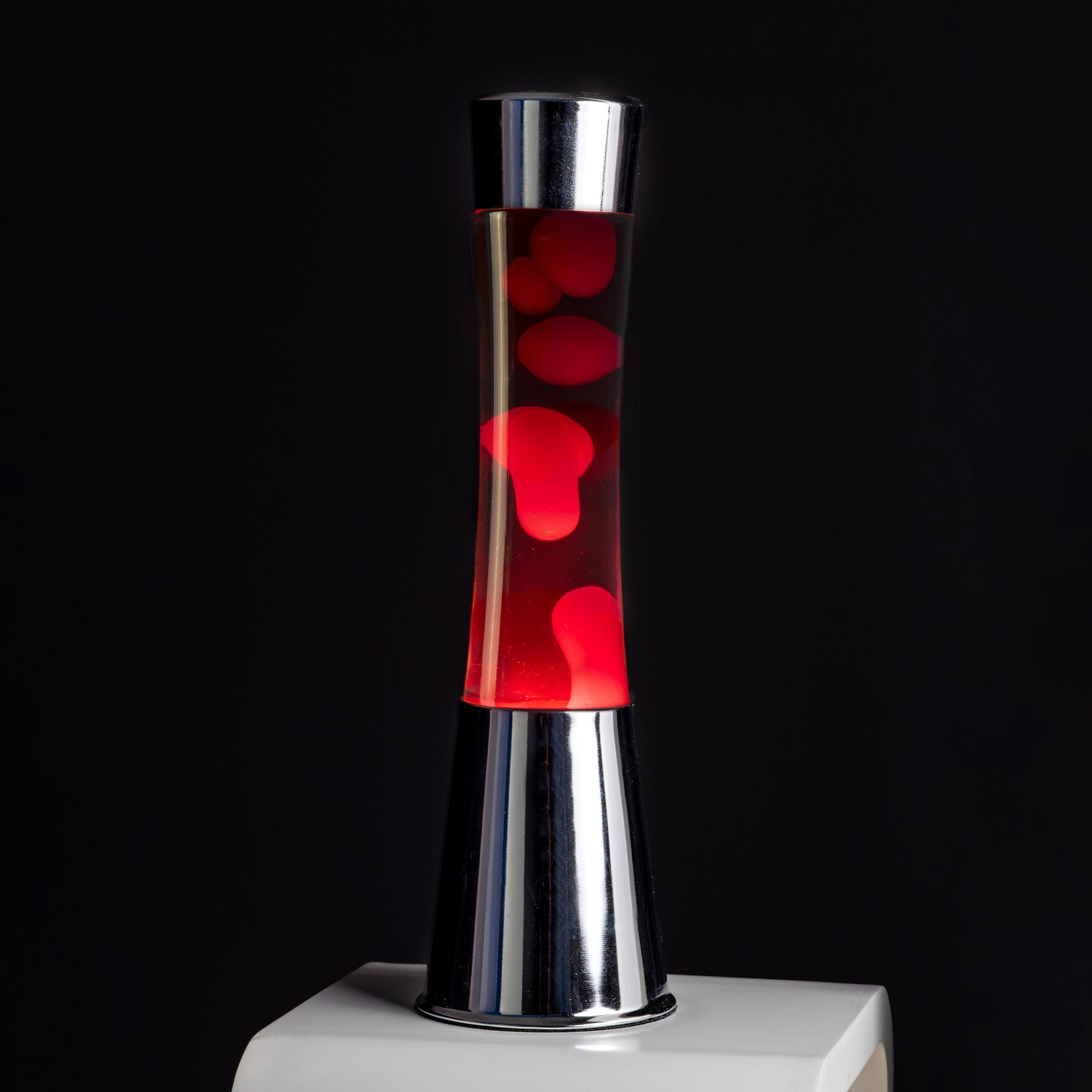 Red Flow Lava Lamp