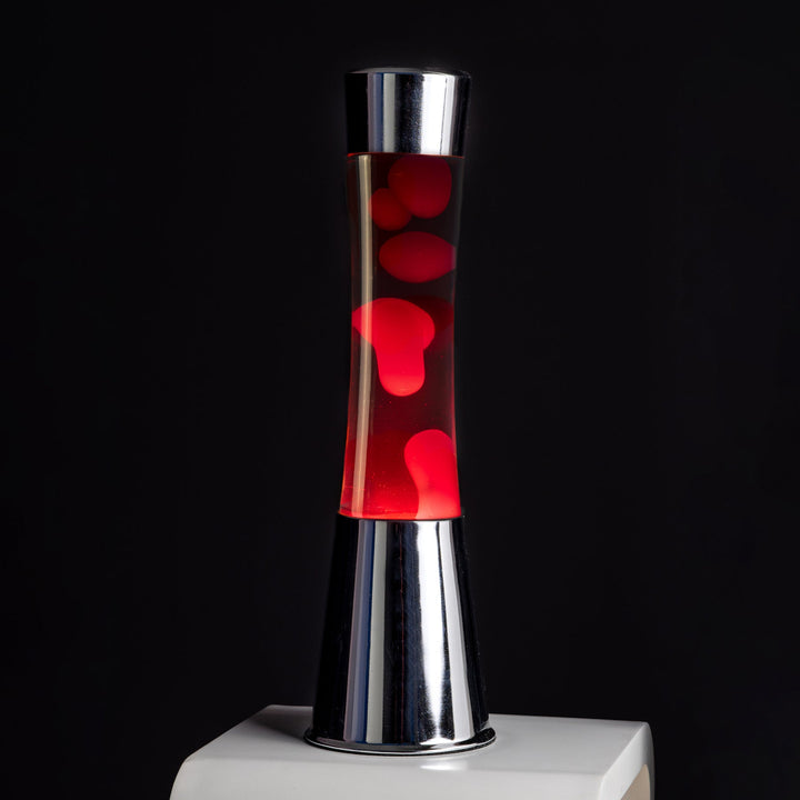 Red Flow Lava Lamp