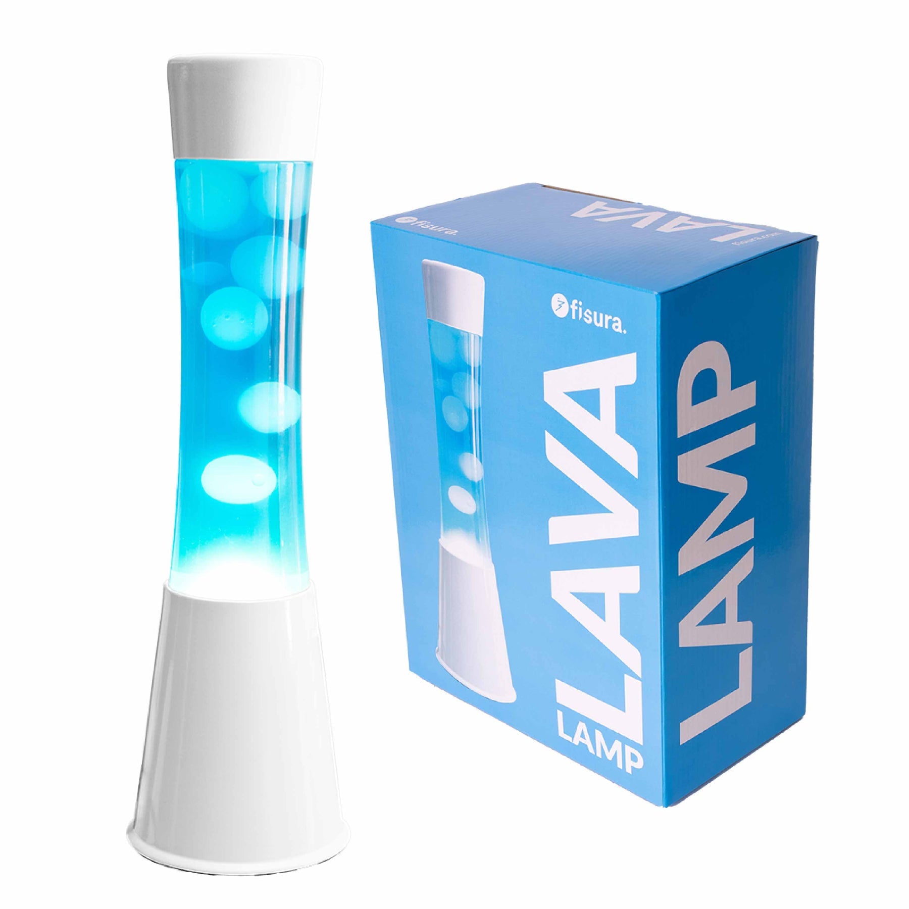 Cyan Flow Lava Lamp