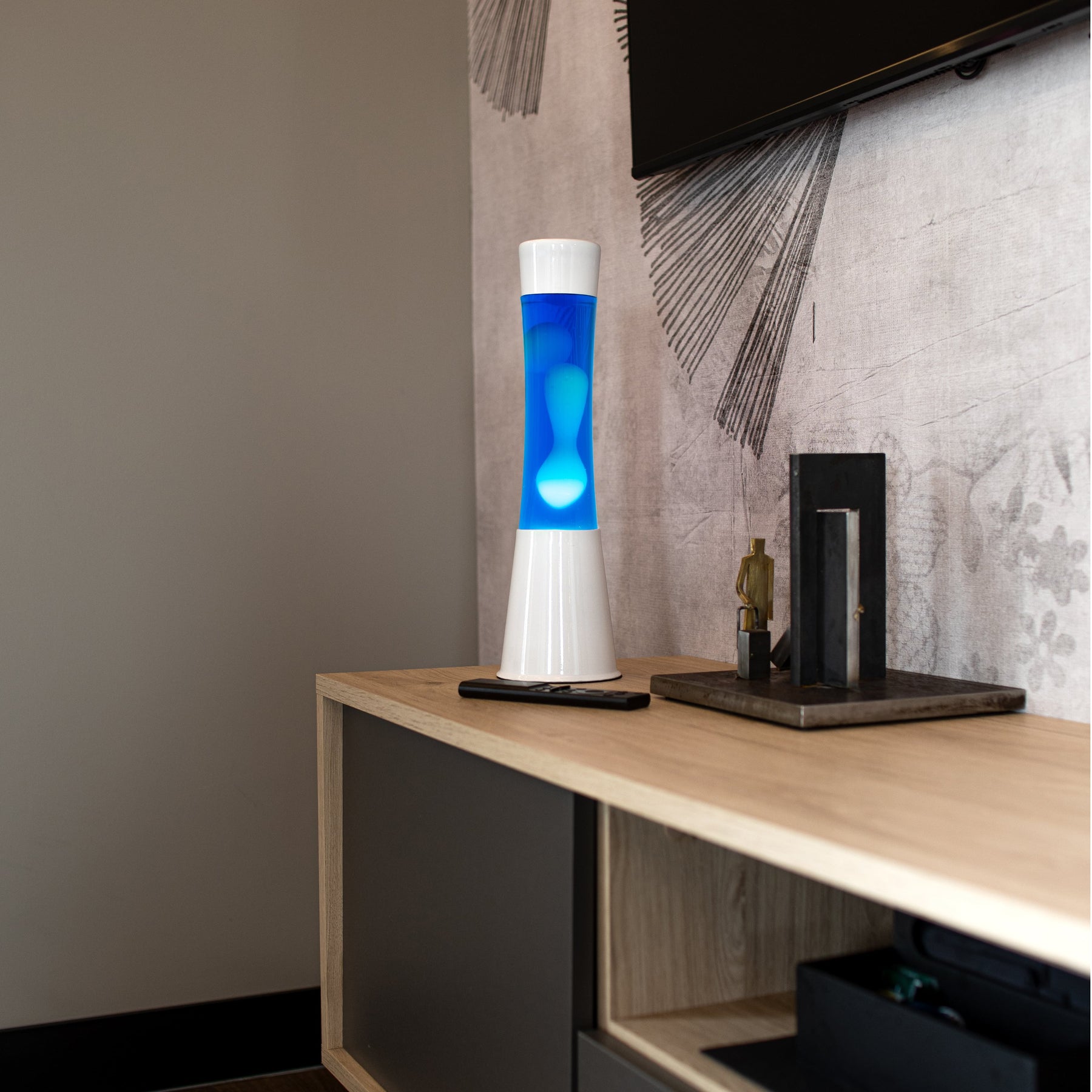 Cyan Flow Lava Lamp