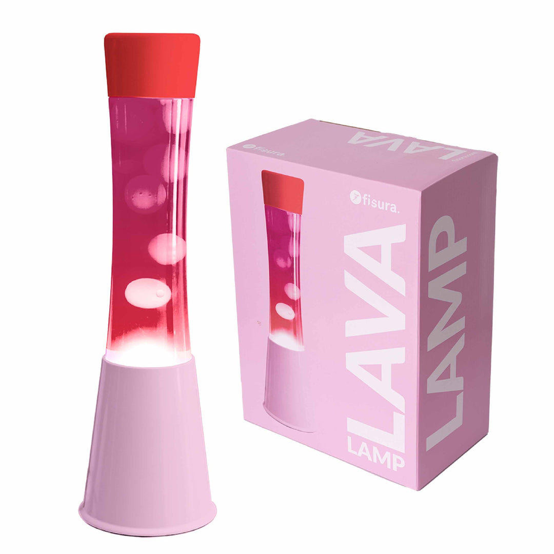 Red & Pink Flow Lava Lamp