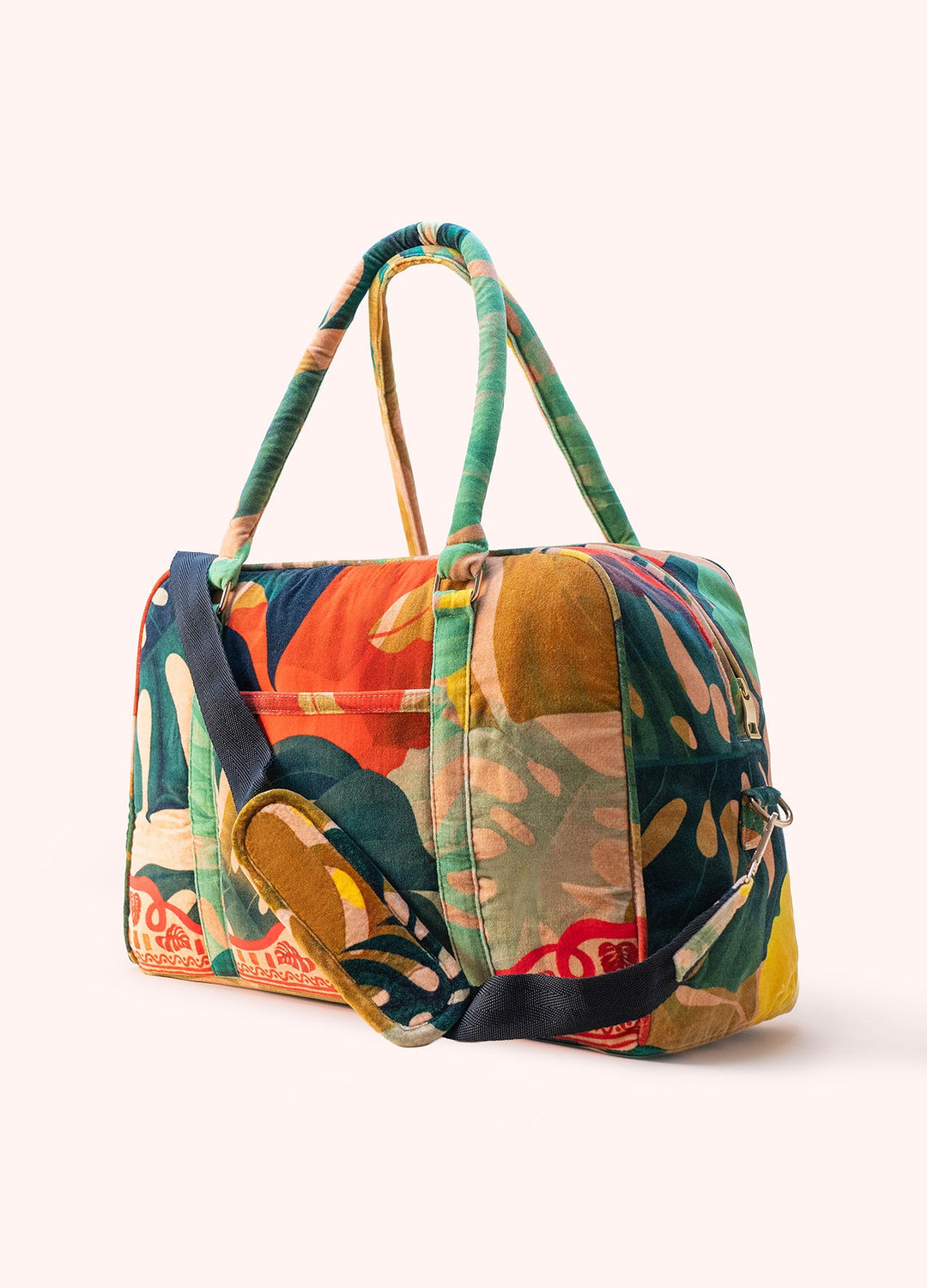 Exotic Leaves Luxe Weekender Bag