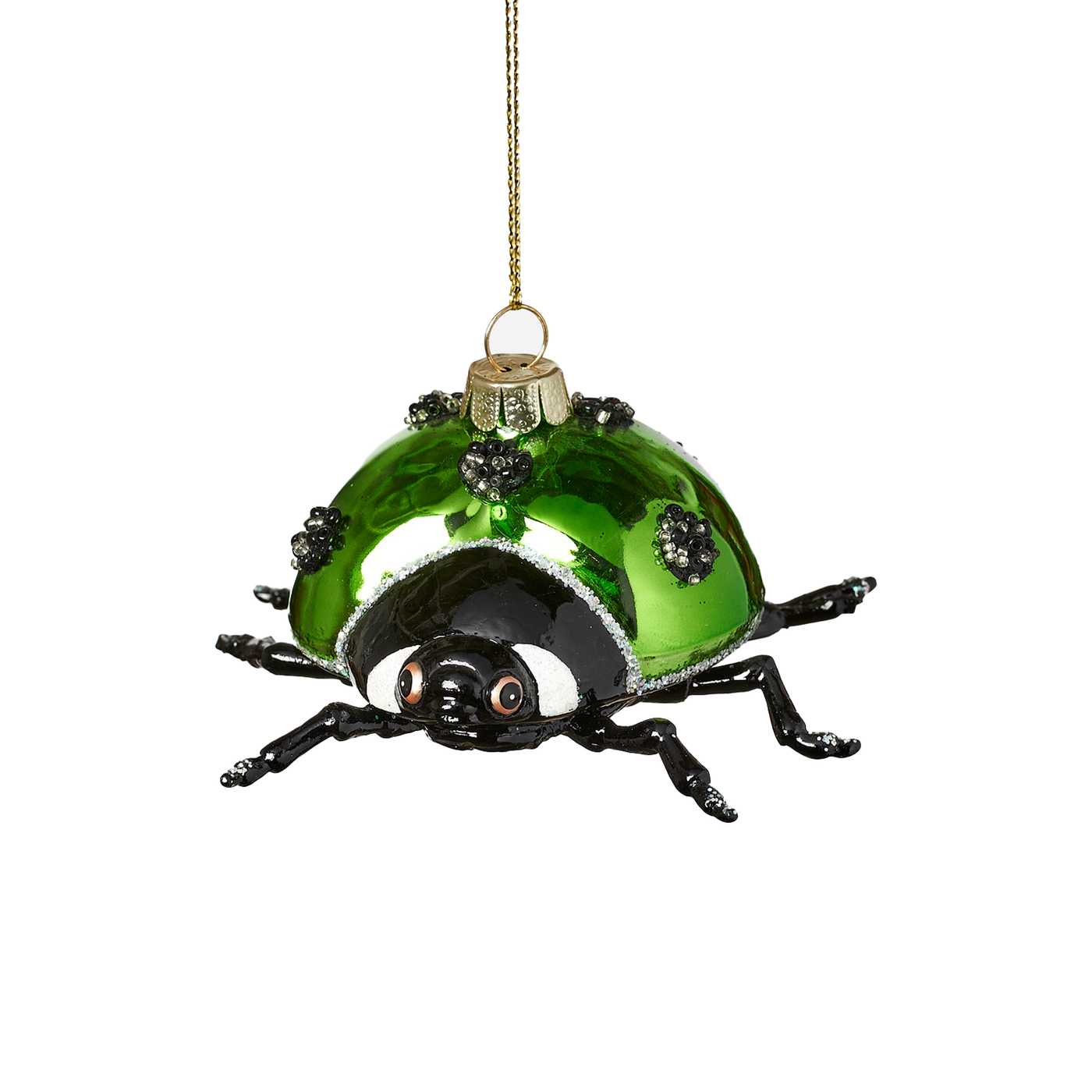 Ladybug Ornament - Green