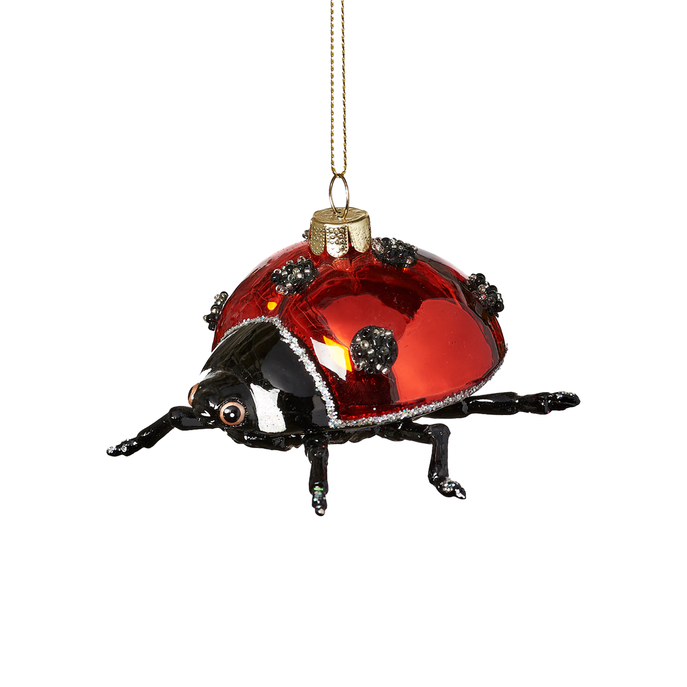 Ladybug Ornament - Red