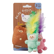 Lameowow Handbag Catnip Cat Toy With Feathers