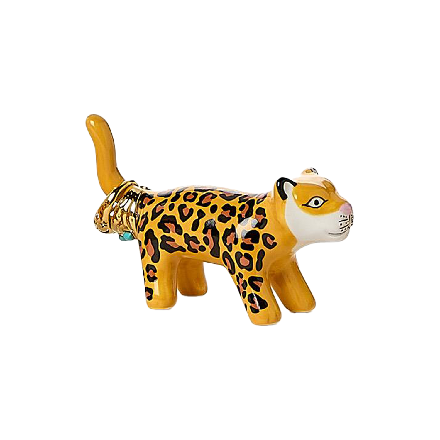 Wild Cat Ring Holder - Leopard