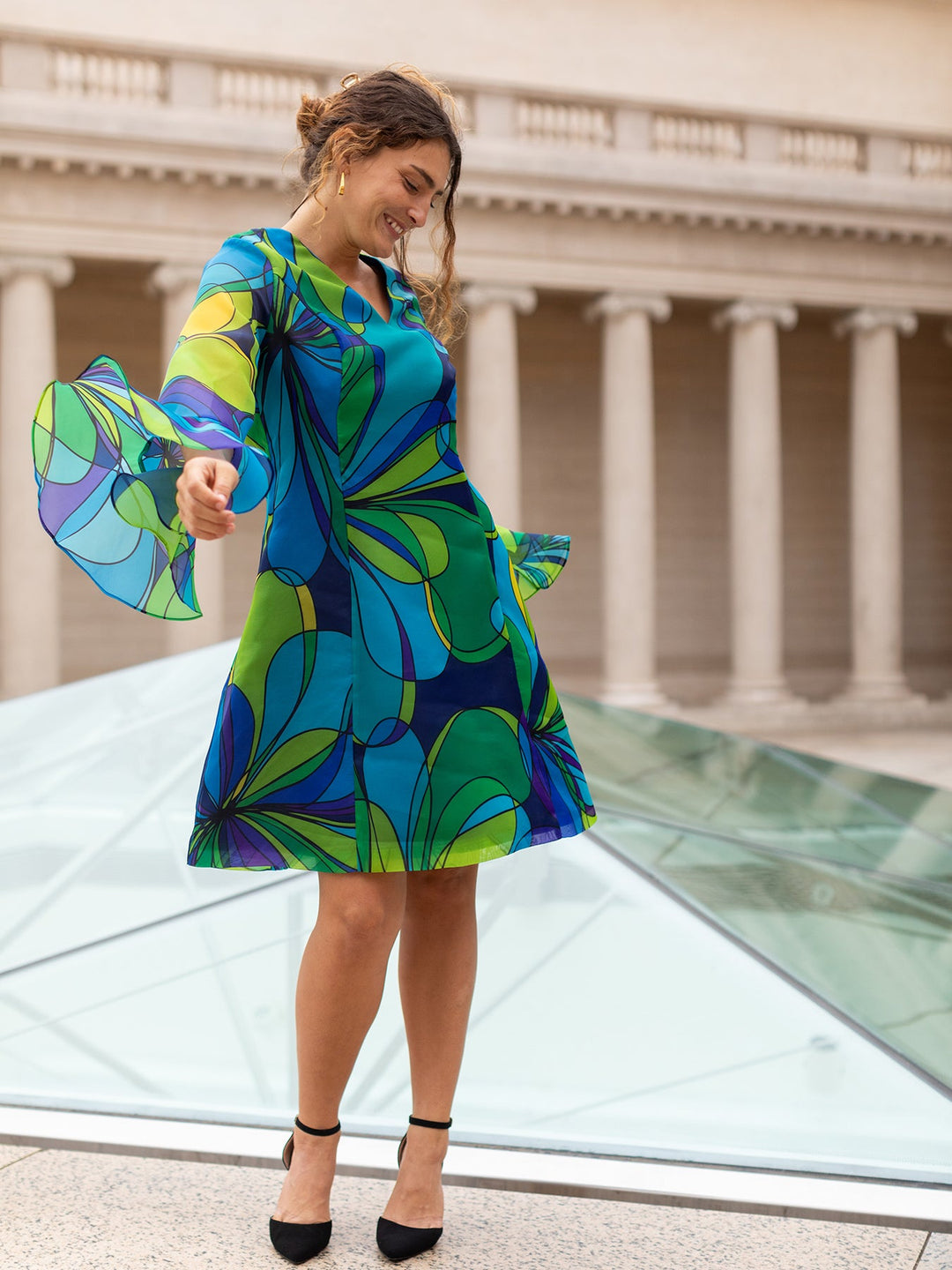 Paloma Dress Coronado Blue